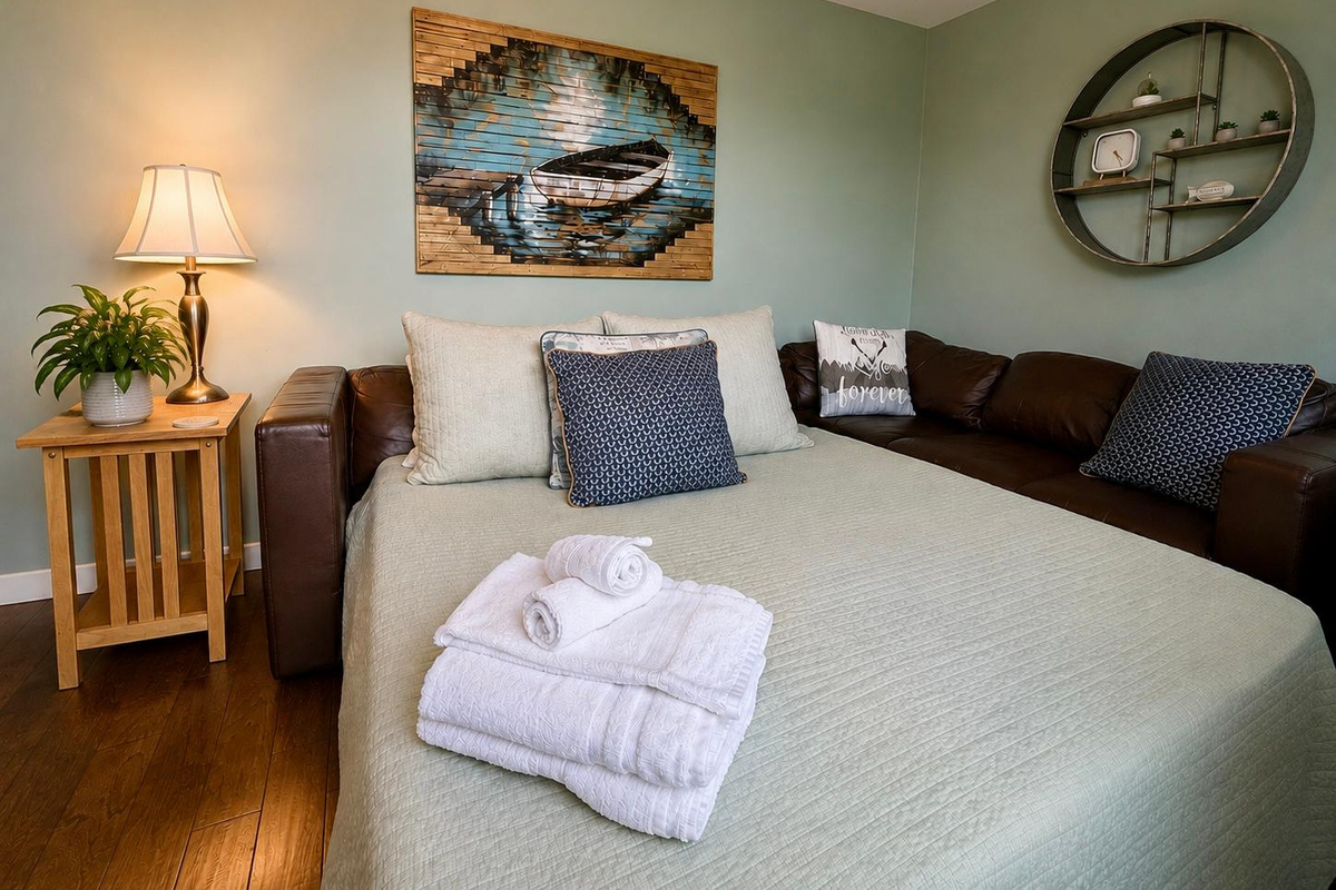 Living Area with Sofa Bed