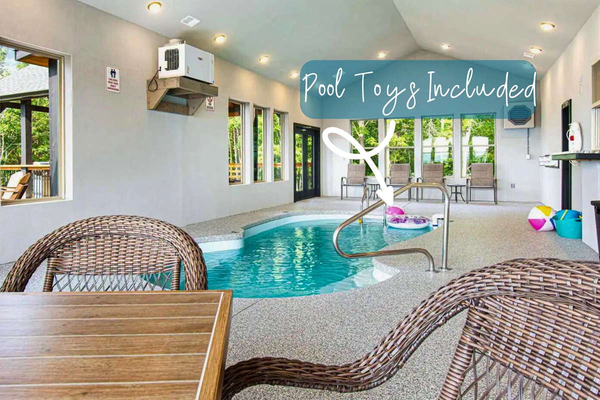 Pool Toys are Included in Your Stay for the Young Ones!