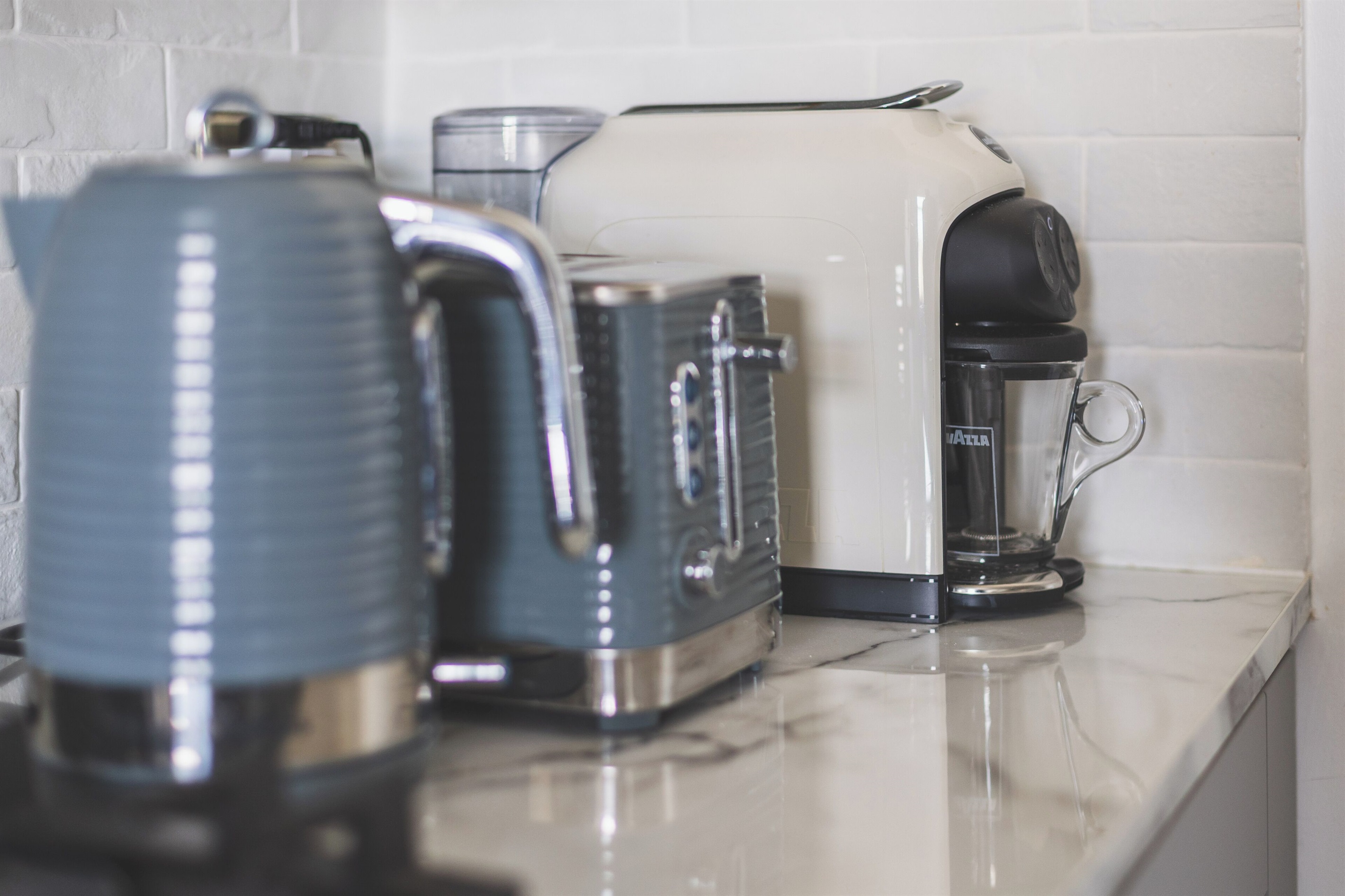 Kettle, Toaster and Coffee machine
