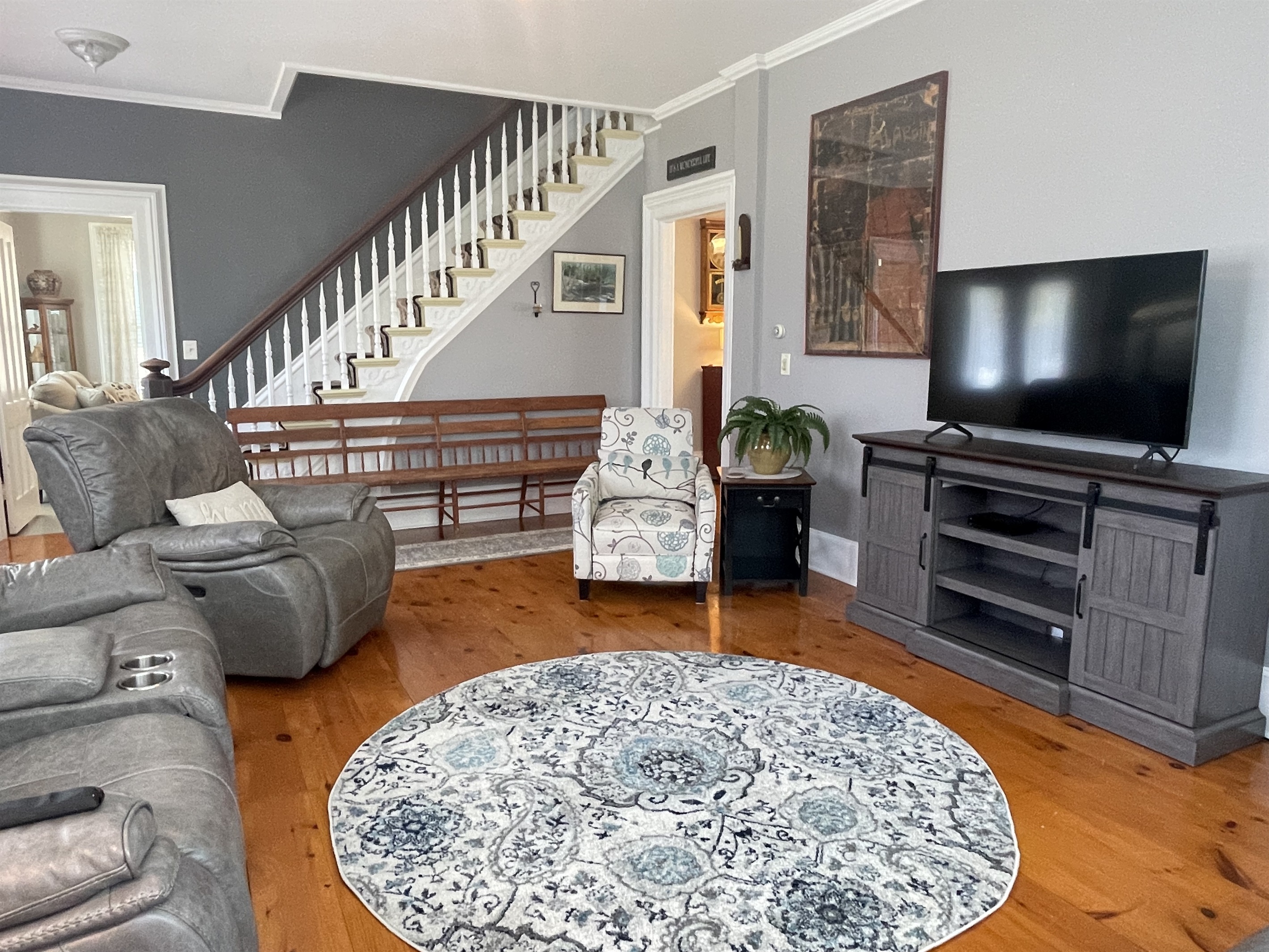 Living Room #2 w/ stairs to 2nd floor