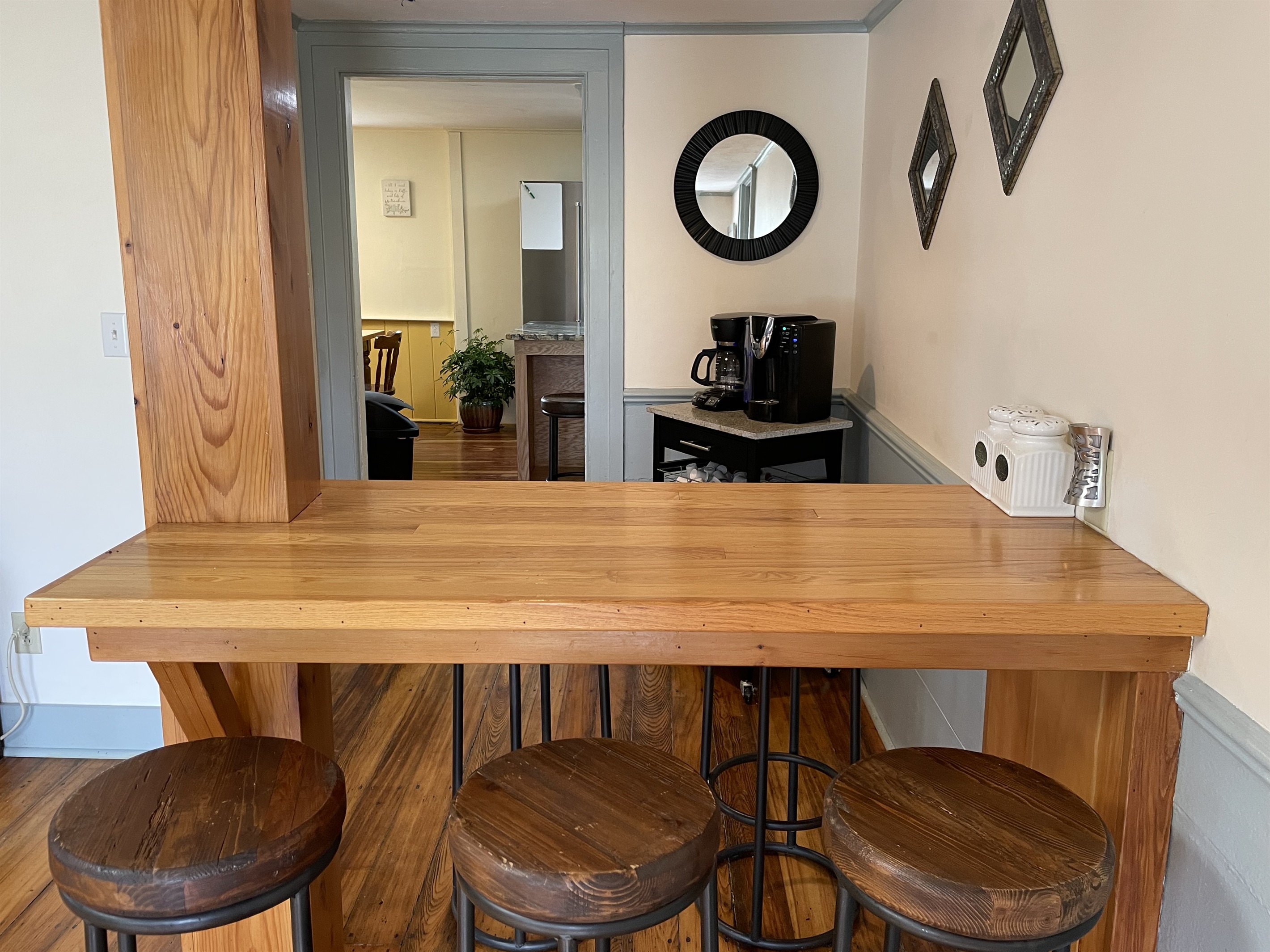 Breakfast bar and coffee station