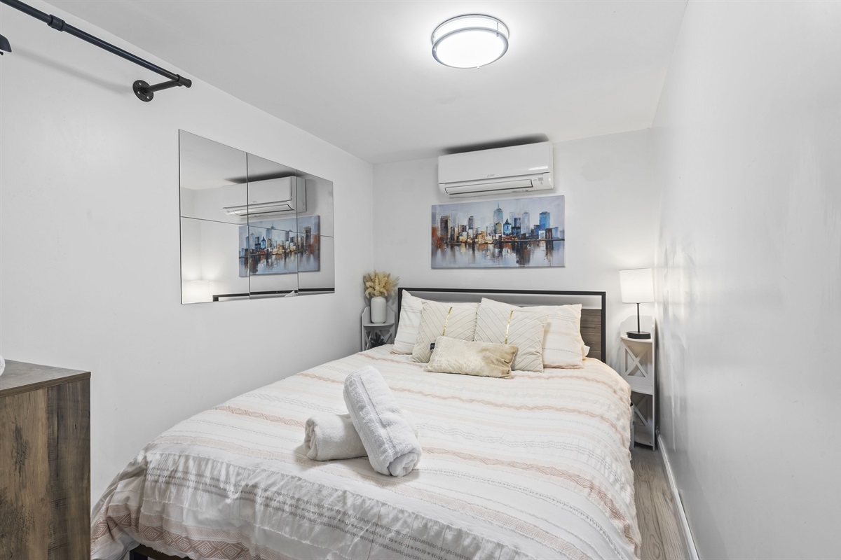 Stretch out, dim the lights, and enjoy deep uninterrupted rest in a serene bedroom made for recharging.