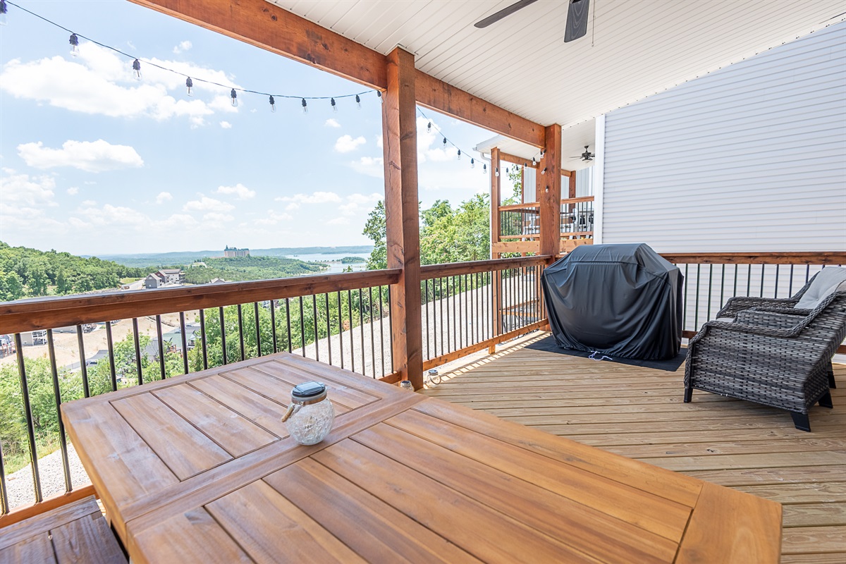 Dinner Overlooking the Lake