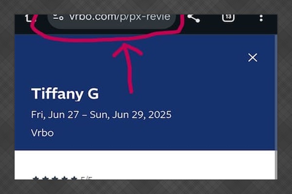 VRBO Review from Tiffany for The Park Ave Retreat