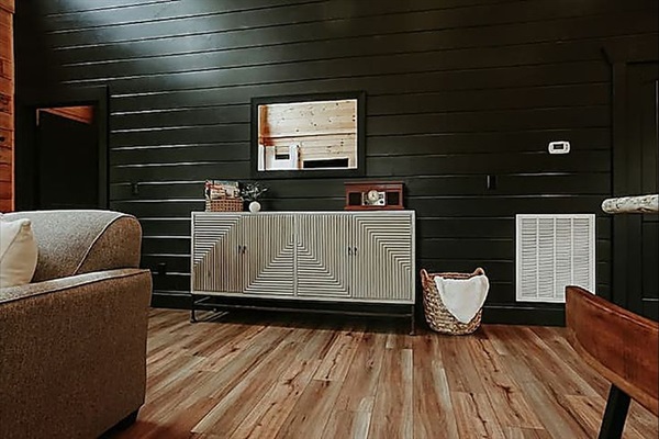 Set the mood with your favorite tunes on a vintage-style record player or Bose Bluetooth speaker