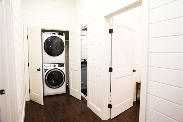 Full size washer and dryer