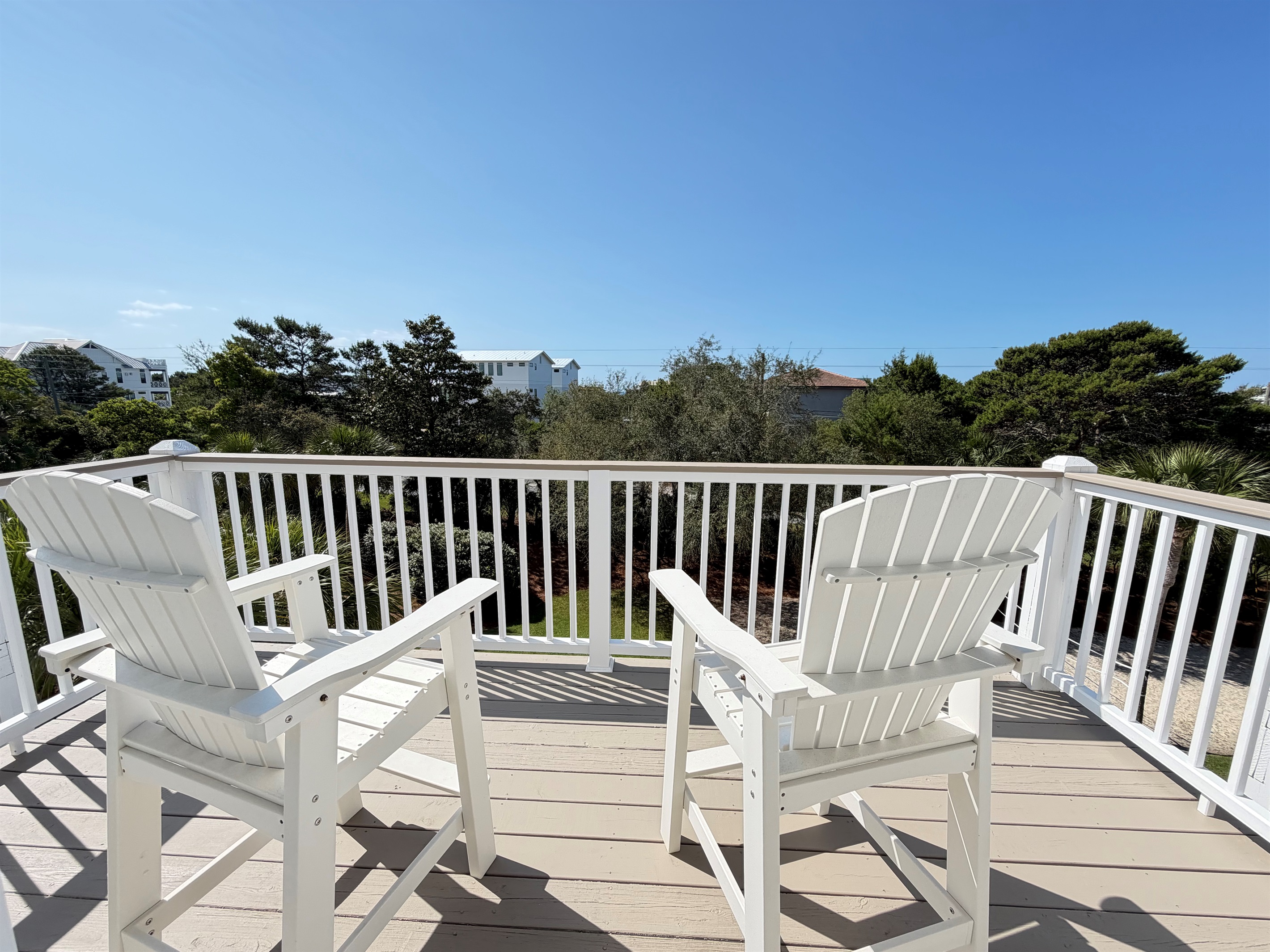 Balcony located off the primary bedroom