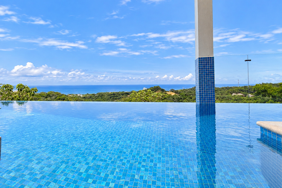 Patio and pool area