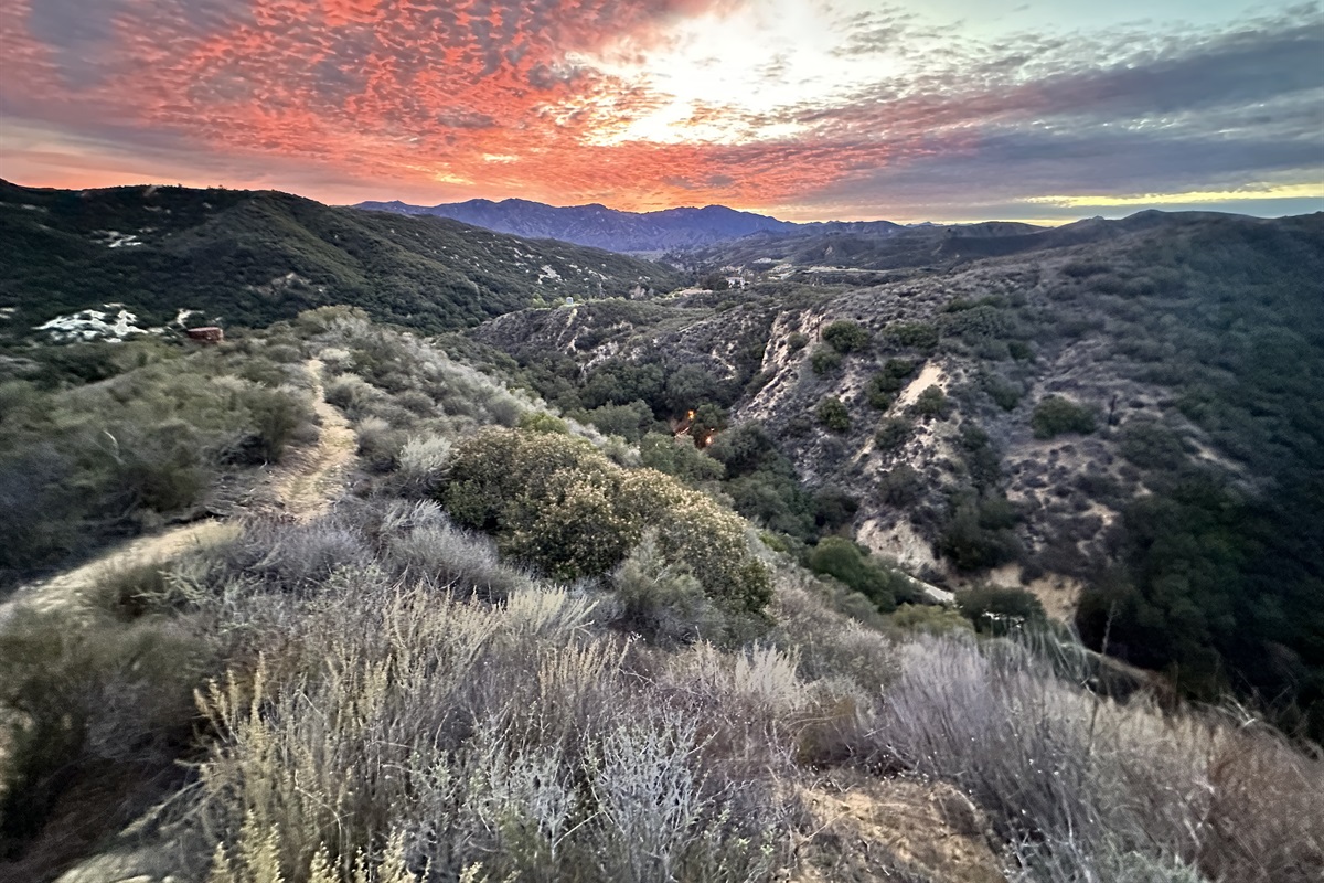 view from mountain top
