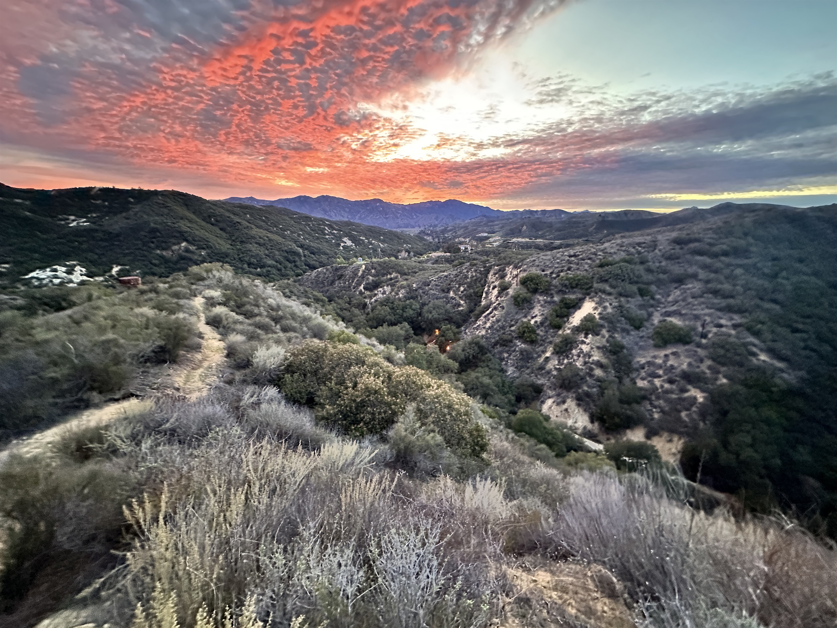 view from mountain top