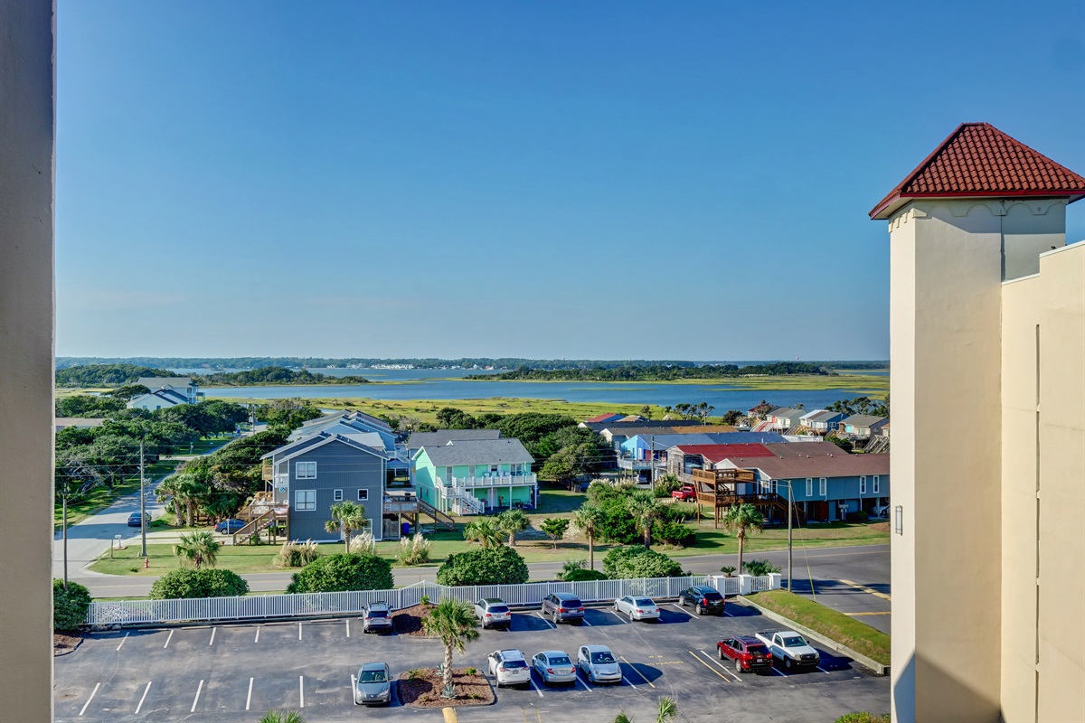 View of the ICW across from the entry to the condo