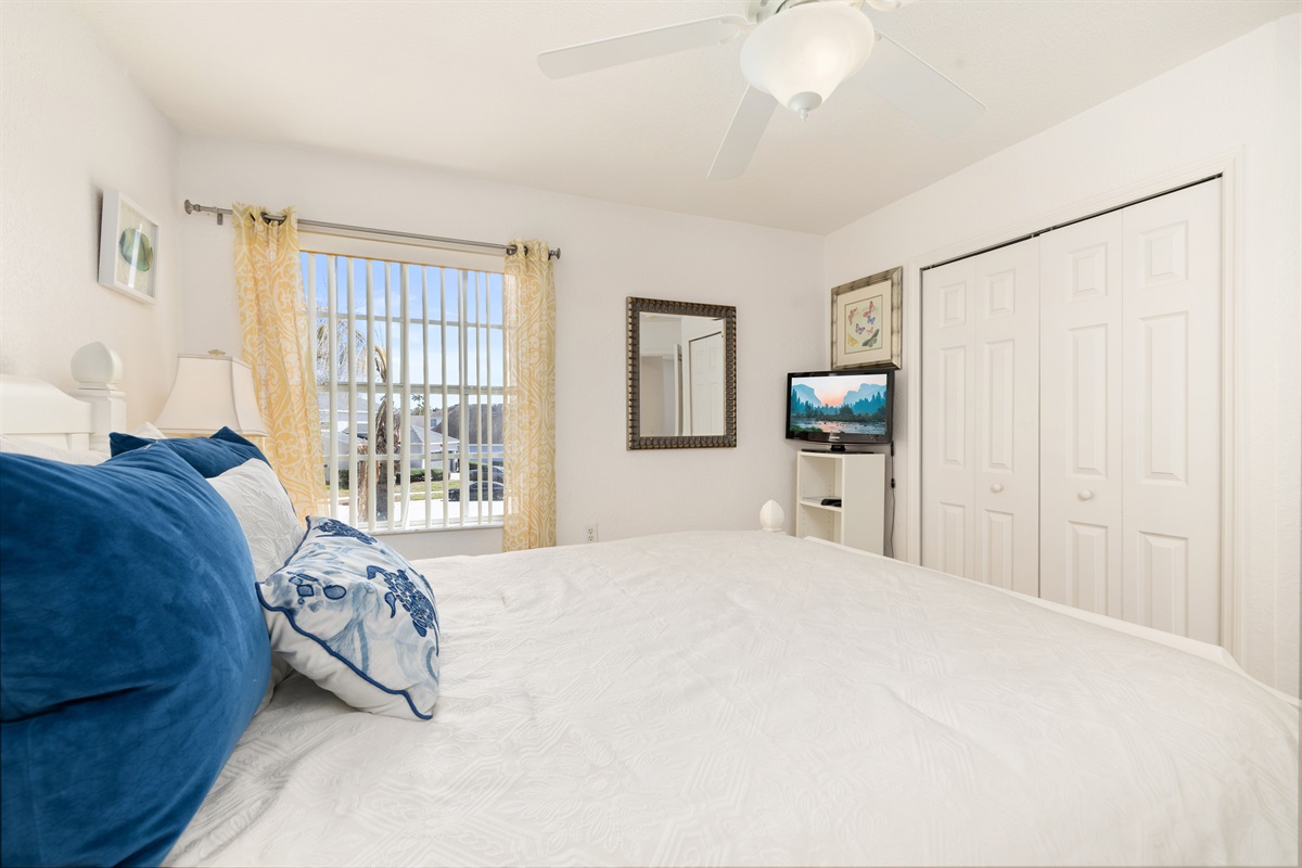 All the bedrooms have a TV.