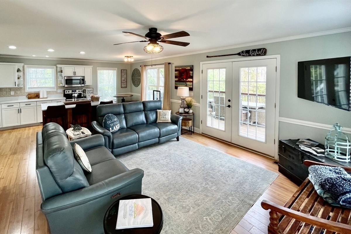 Living area - main floor