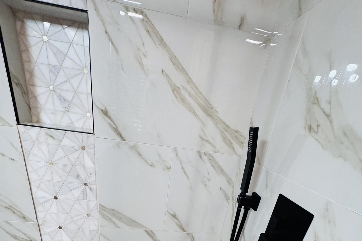 New Main Floor Shower