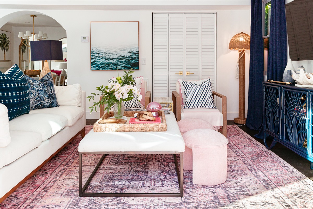 Adjacent to the bar and dining area is the living room, where you can unwind on our comfortable seating.