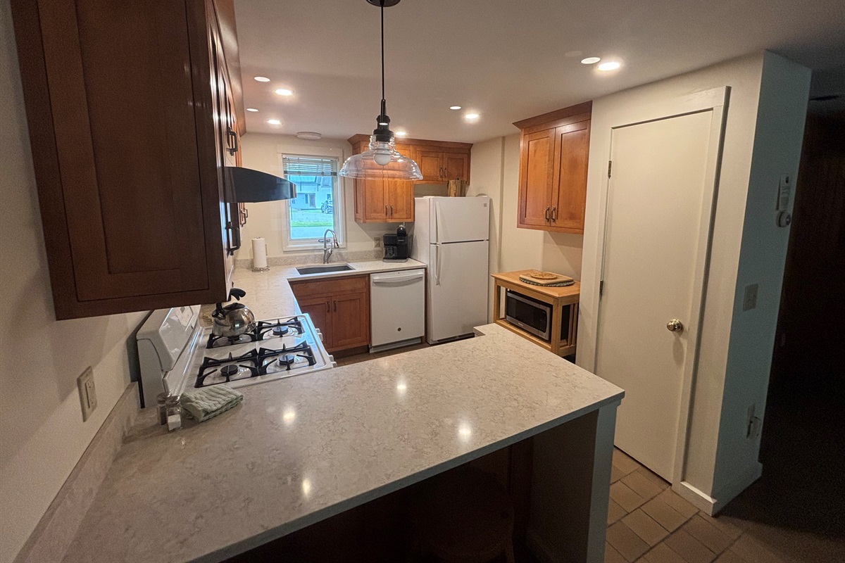 Newly remodeled kitchen