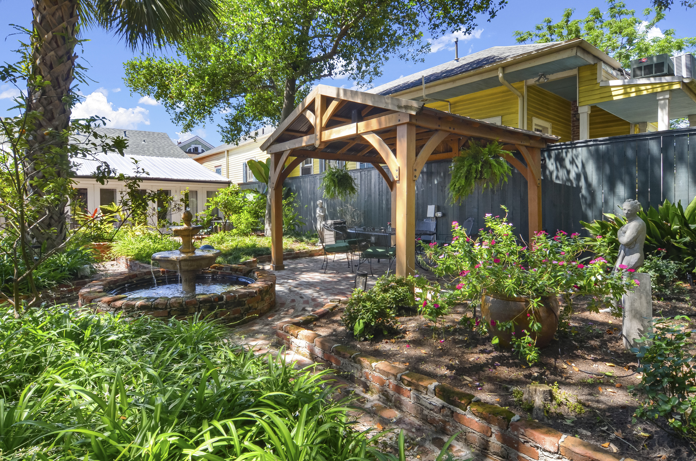 Landscaped Courtyard with Seating