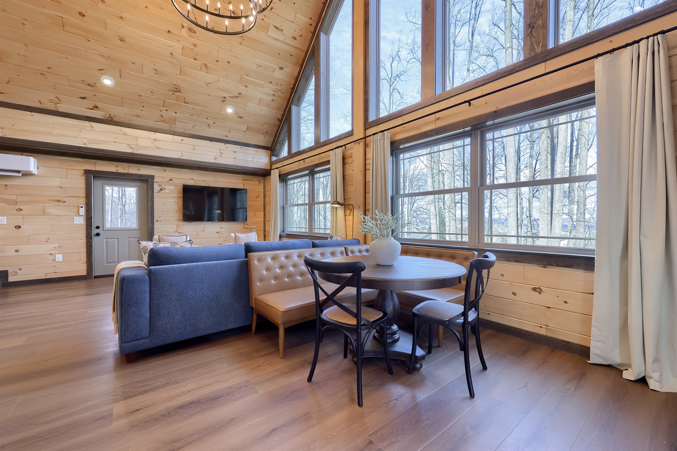 Banquette Seating and Open Concept Living Space