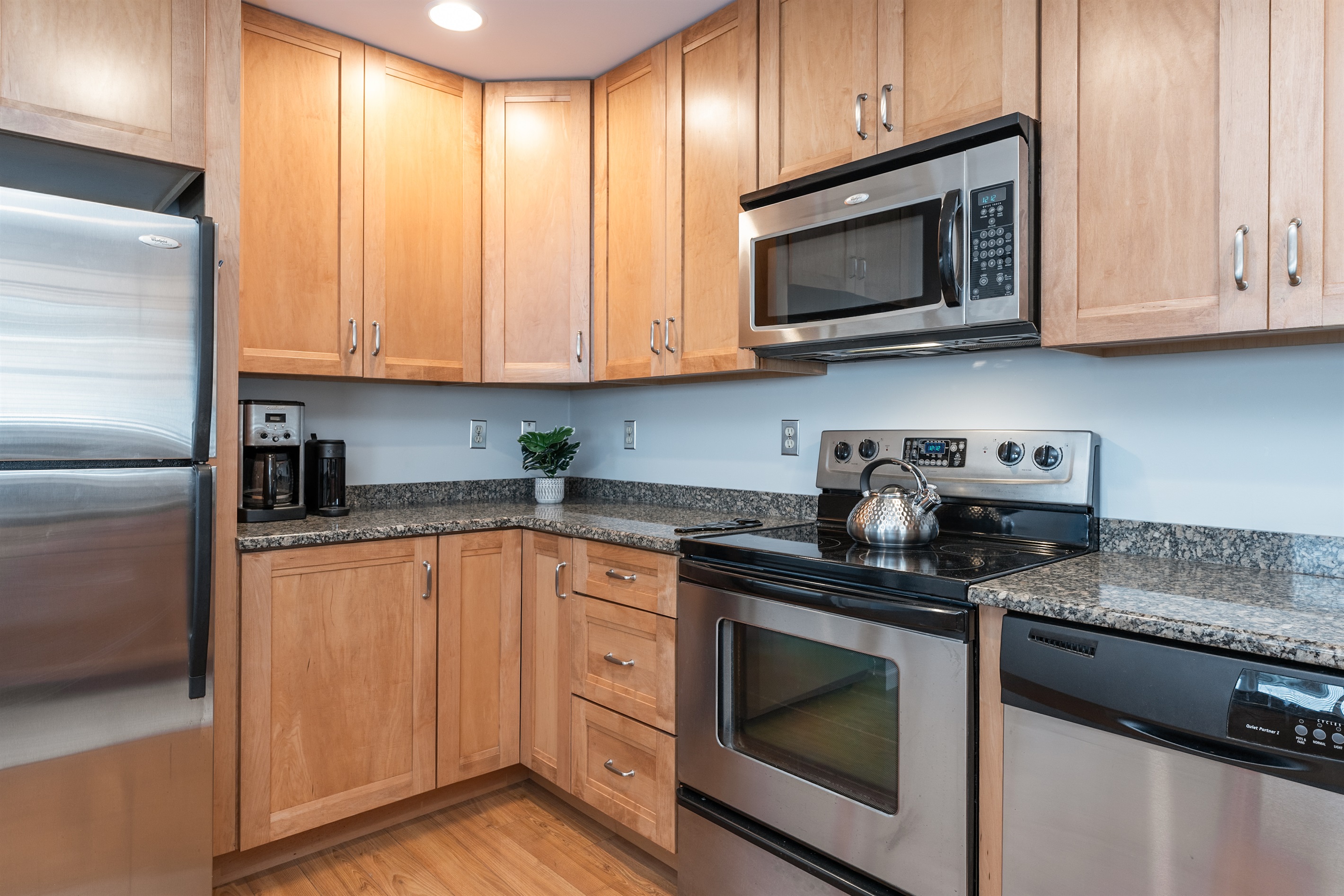 Stocked kitchen for prepping mealsStocked kitchen for prepping mealsStocked kitchen for prepping meals