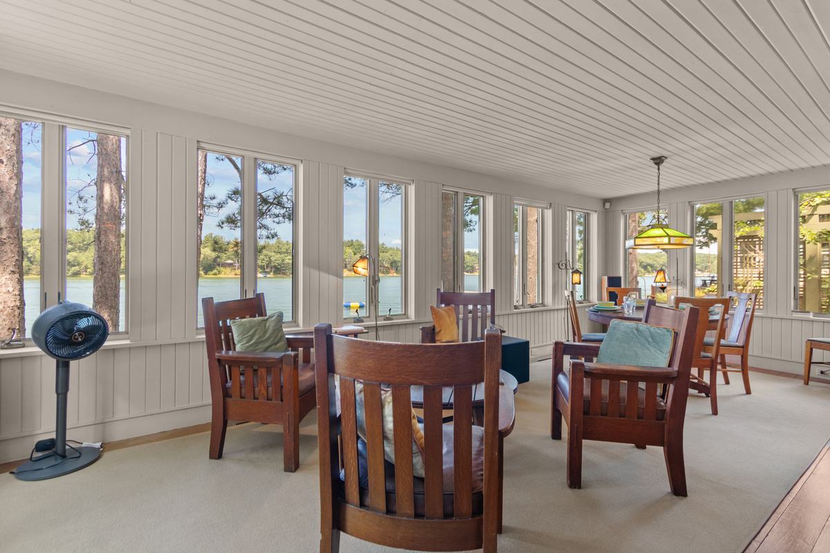 With two dining tables and seating for eight, there’s plenty of room for everyone to gather for meals, games, and time together.