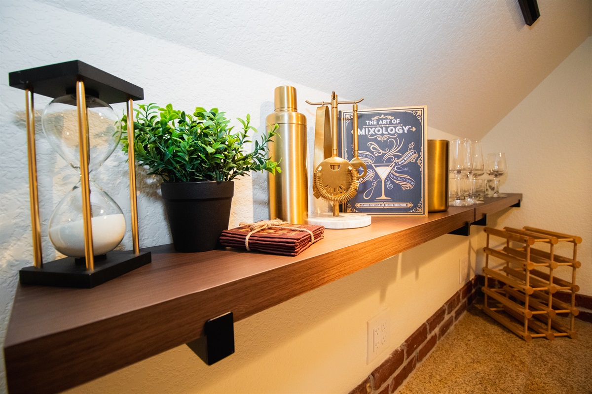 Wet Bar with coffee pot