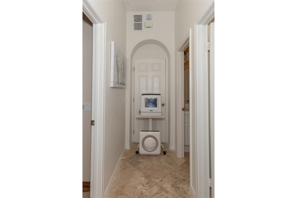 Hallway with additional guest amenities