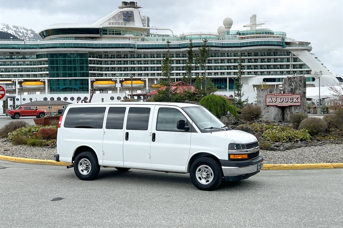 We offer a fleet of vehicles for rent

19 Chevy Express 10-pass, 
17 Chevy Suburban 9-pass
14 Dodge G-Caravan 7-pass
14 GMC Yukon 8-pass
17 Ford Expedition 8-pass
15 Lexus RX350 5-pass
Let us know if you’d like to book, and we’ll send you the link!