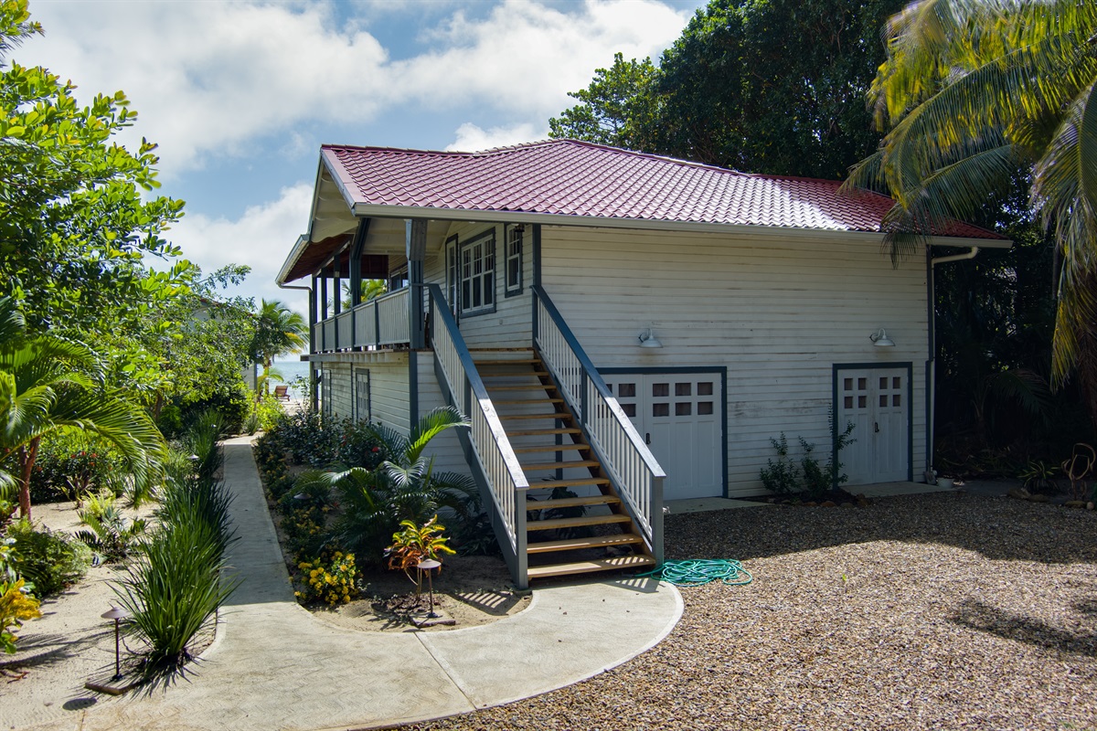 Beach House Entrance