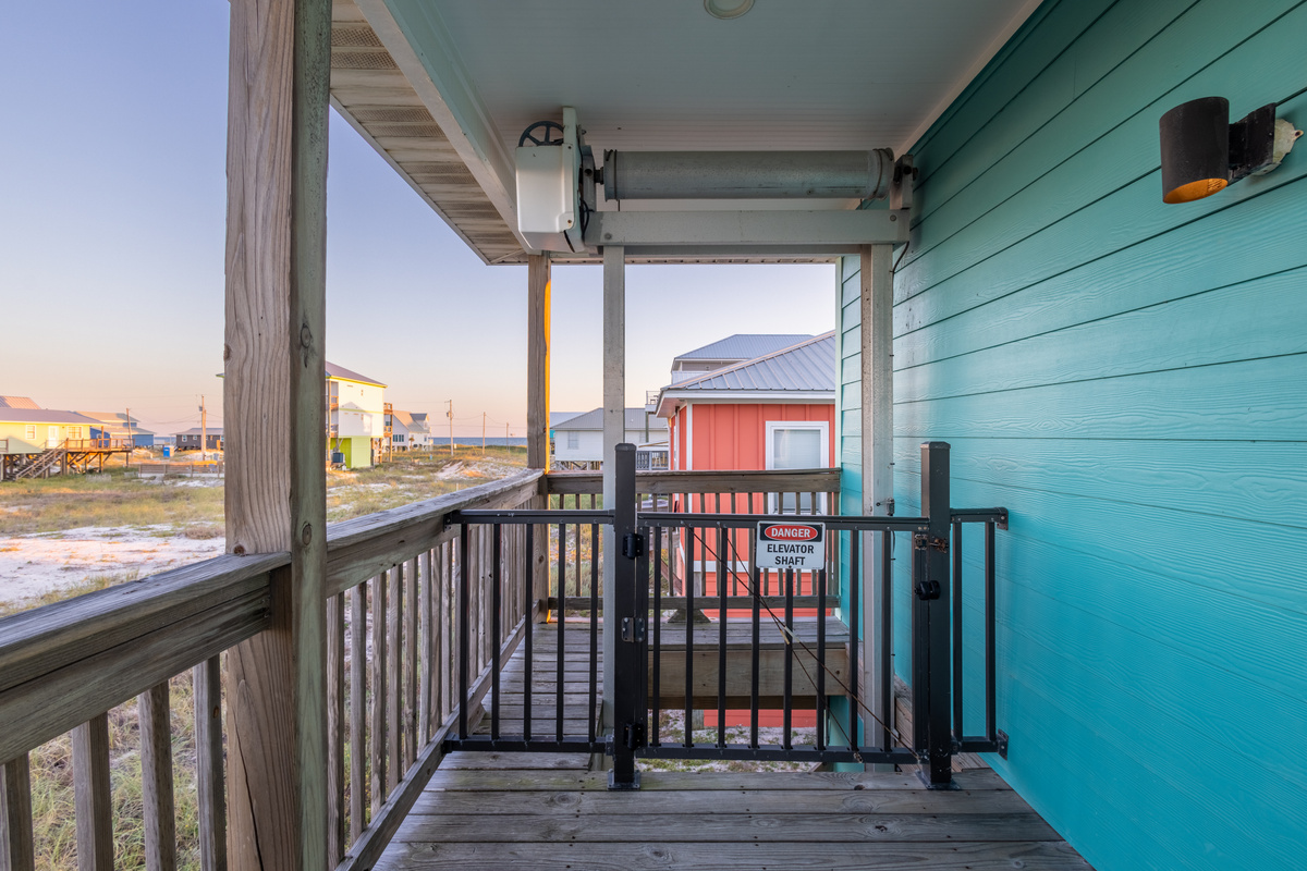 Lift access from back deck