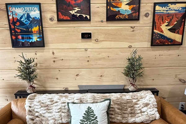 Mid-level living room