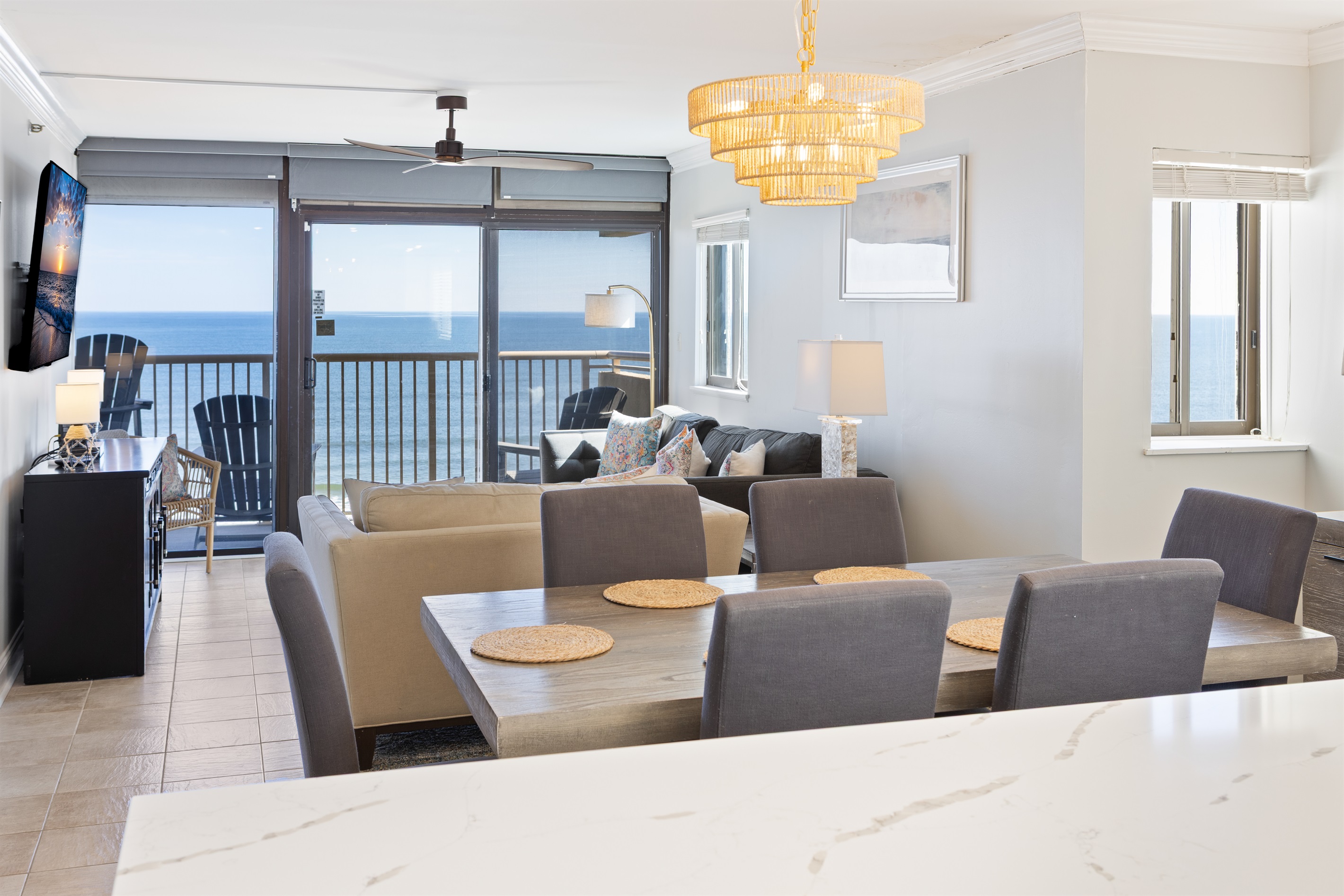 Cozy open concept living space