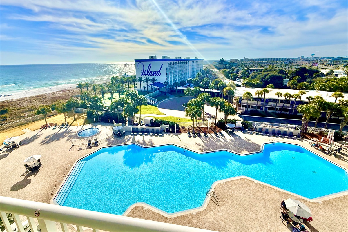 Destin West Gulfside #607: Balcony View