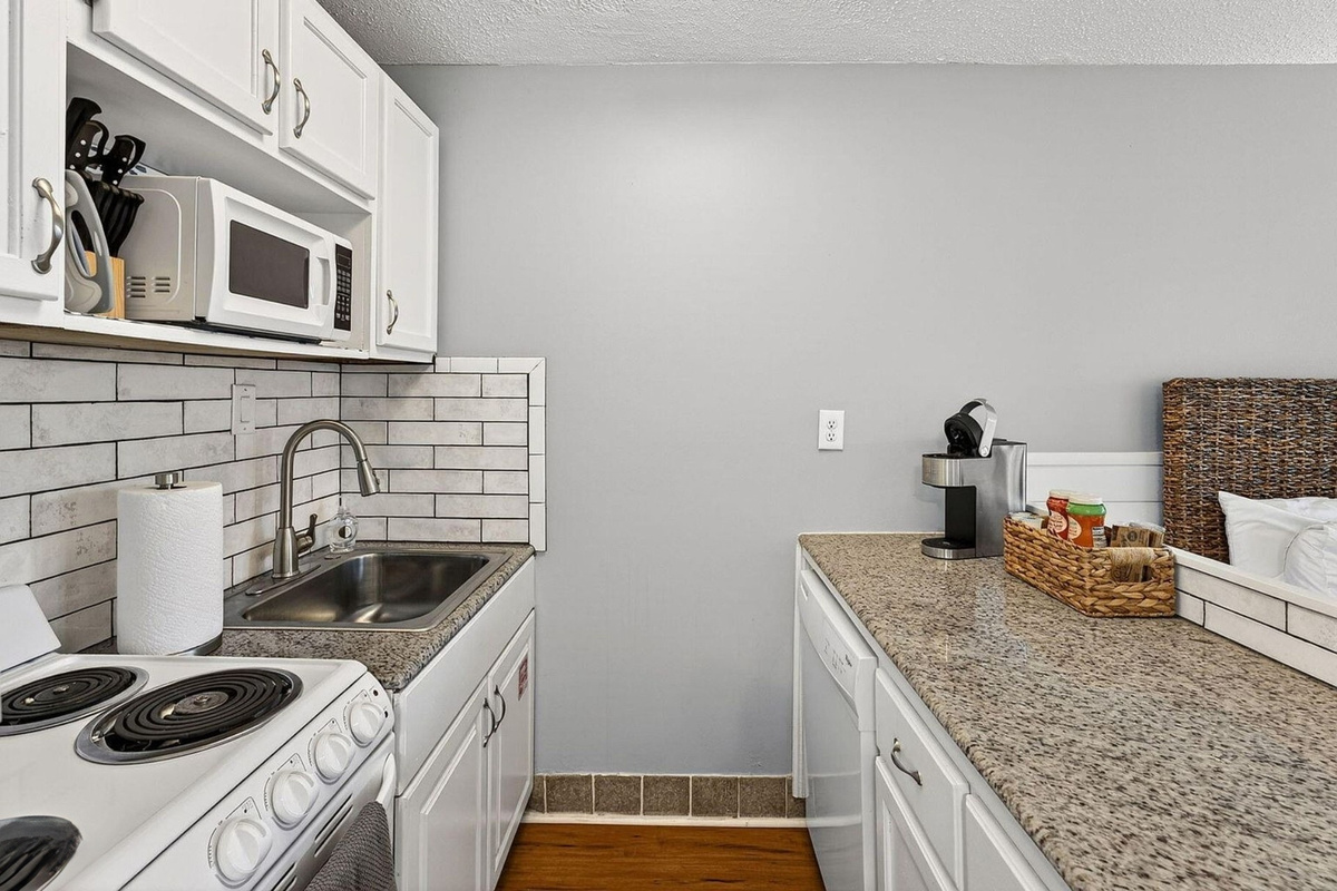 Kitchen with updated appliances