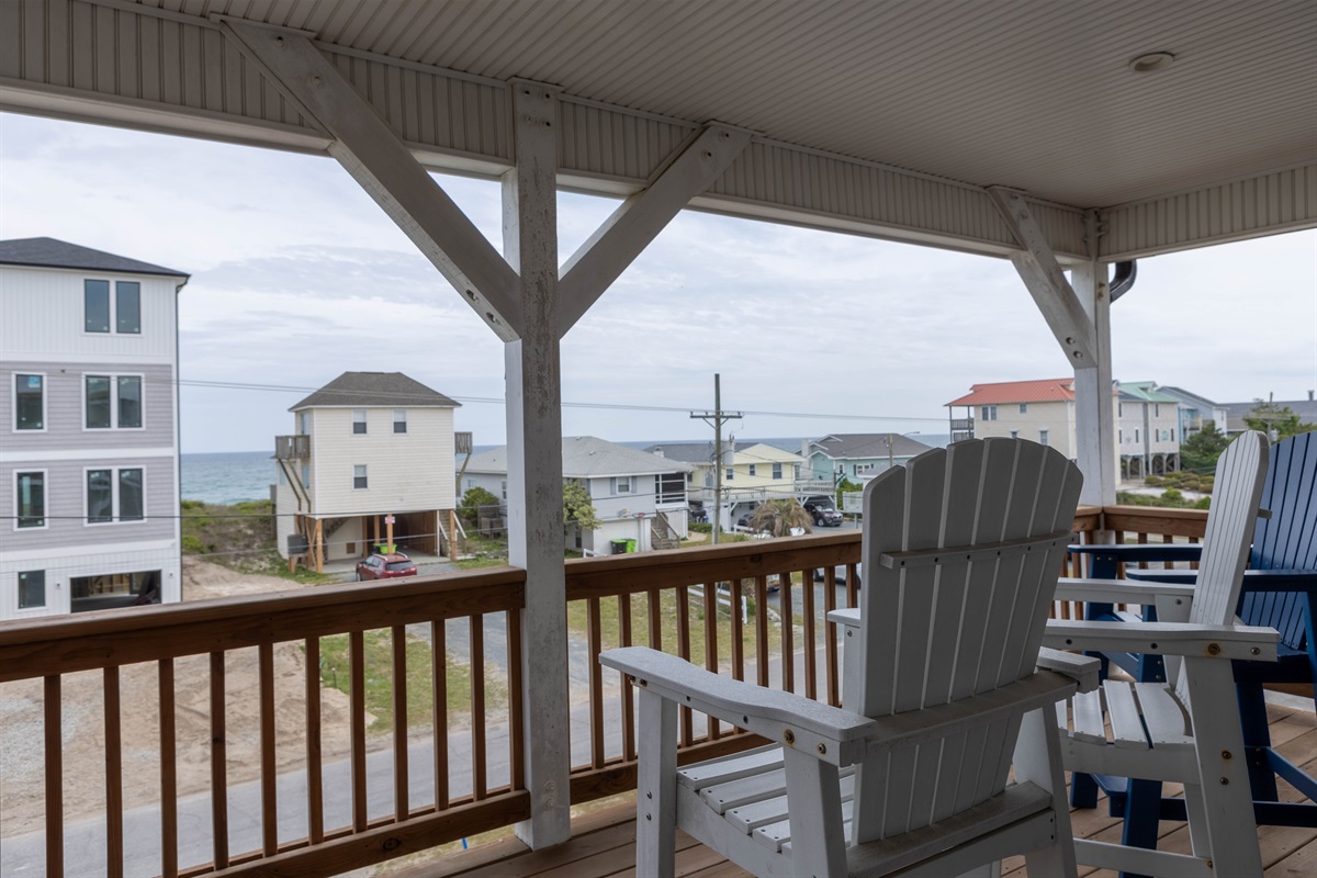 Feel the ocean breeze from one of the three decks.