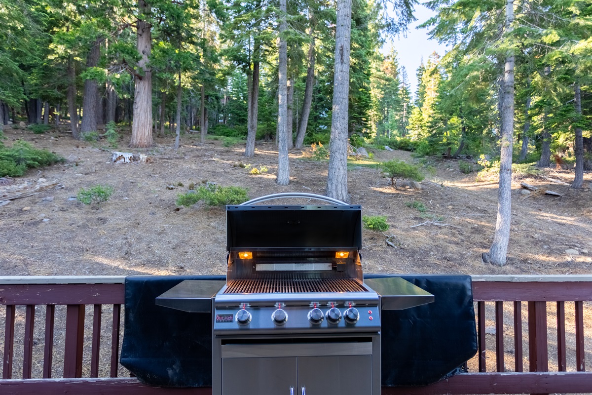 Ready to grill in the Tahoe National Forest? It's like camping, but better.