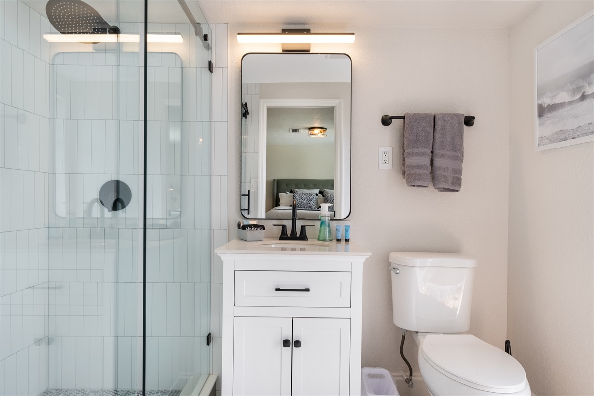 Bathroom with Rain Shower