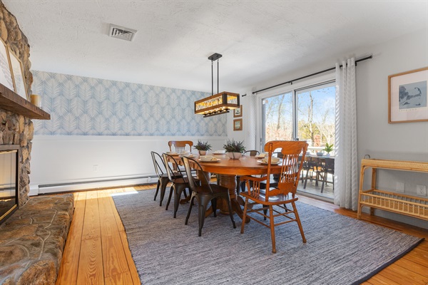 Our inviting dining area is the perfect place to share meals and laughter.