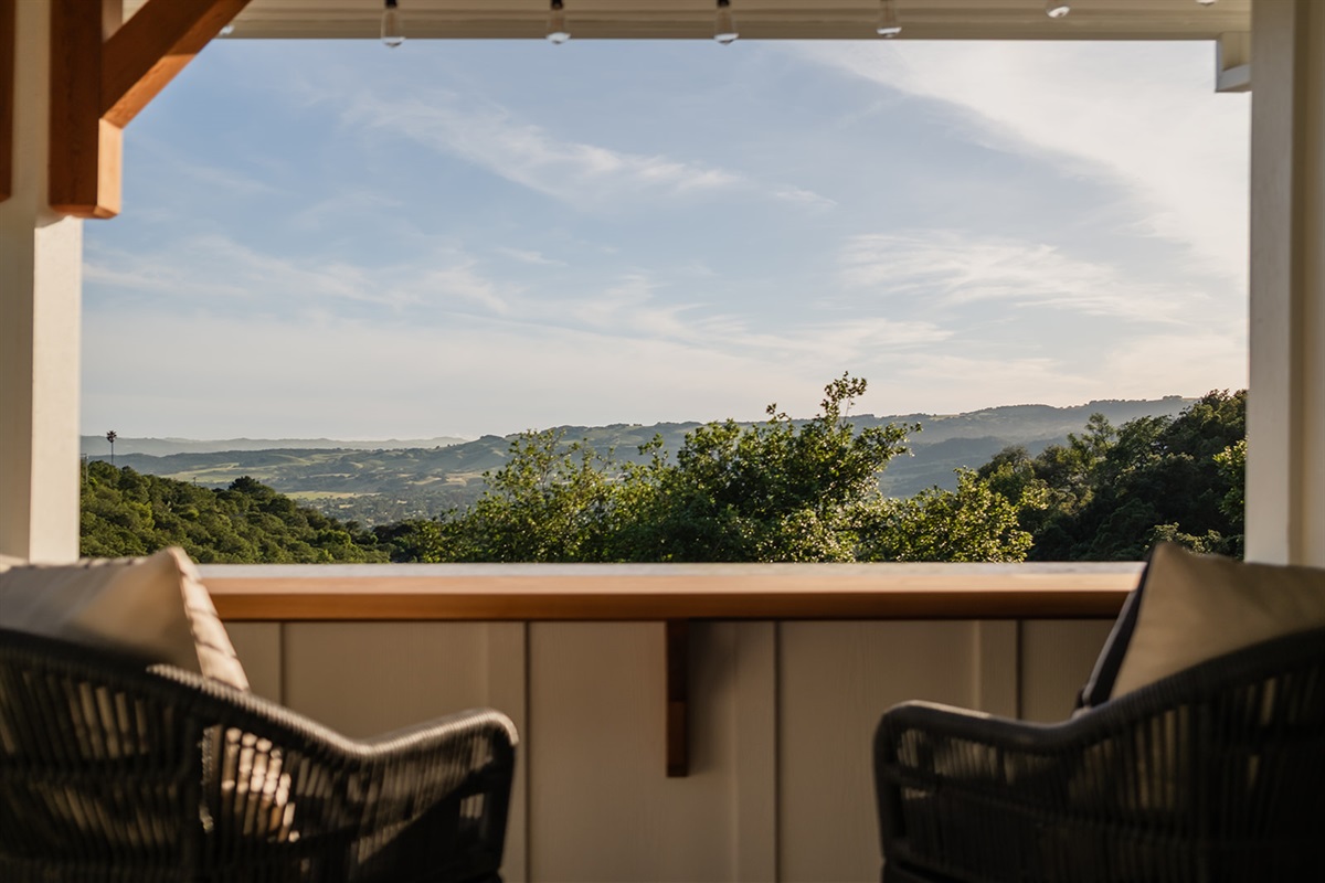 Sunset & Sunrise Valley Views from the Primary Suite Deck