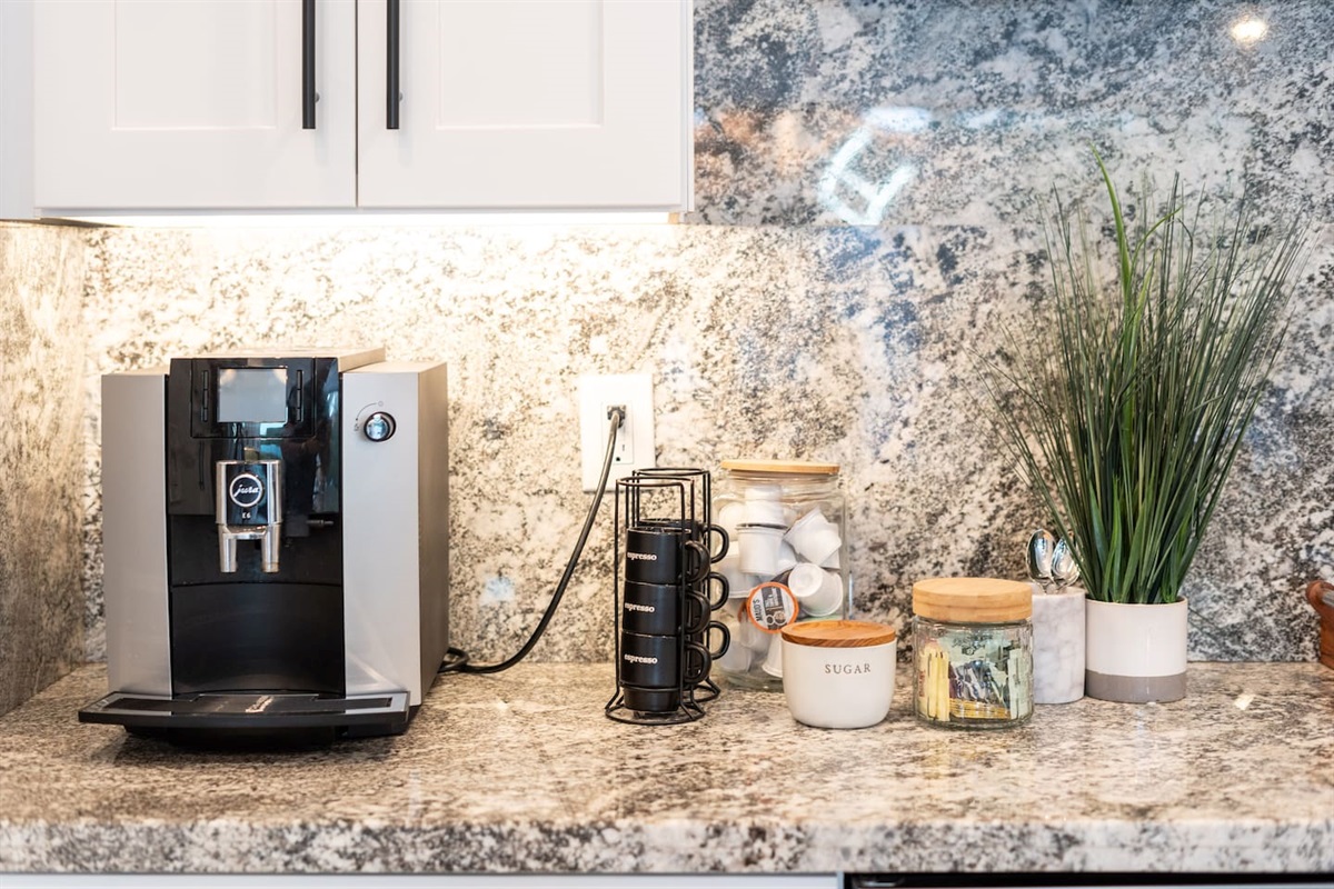 Espresso setup with all the essentials.

