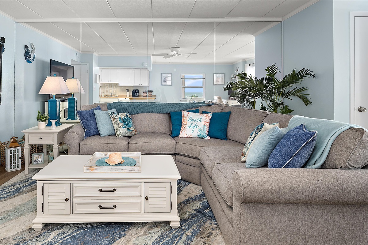 Soak in the relaxing coastal vibe