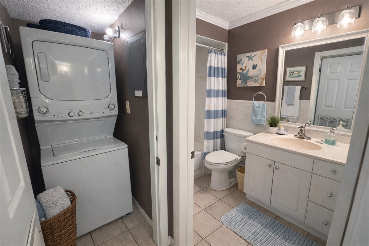 In-unit washer and dryer