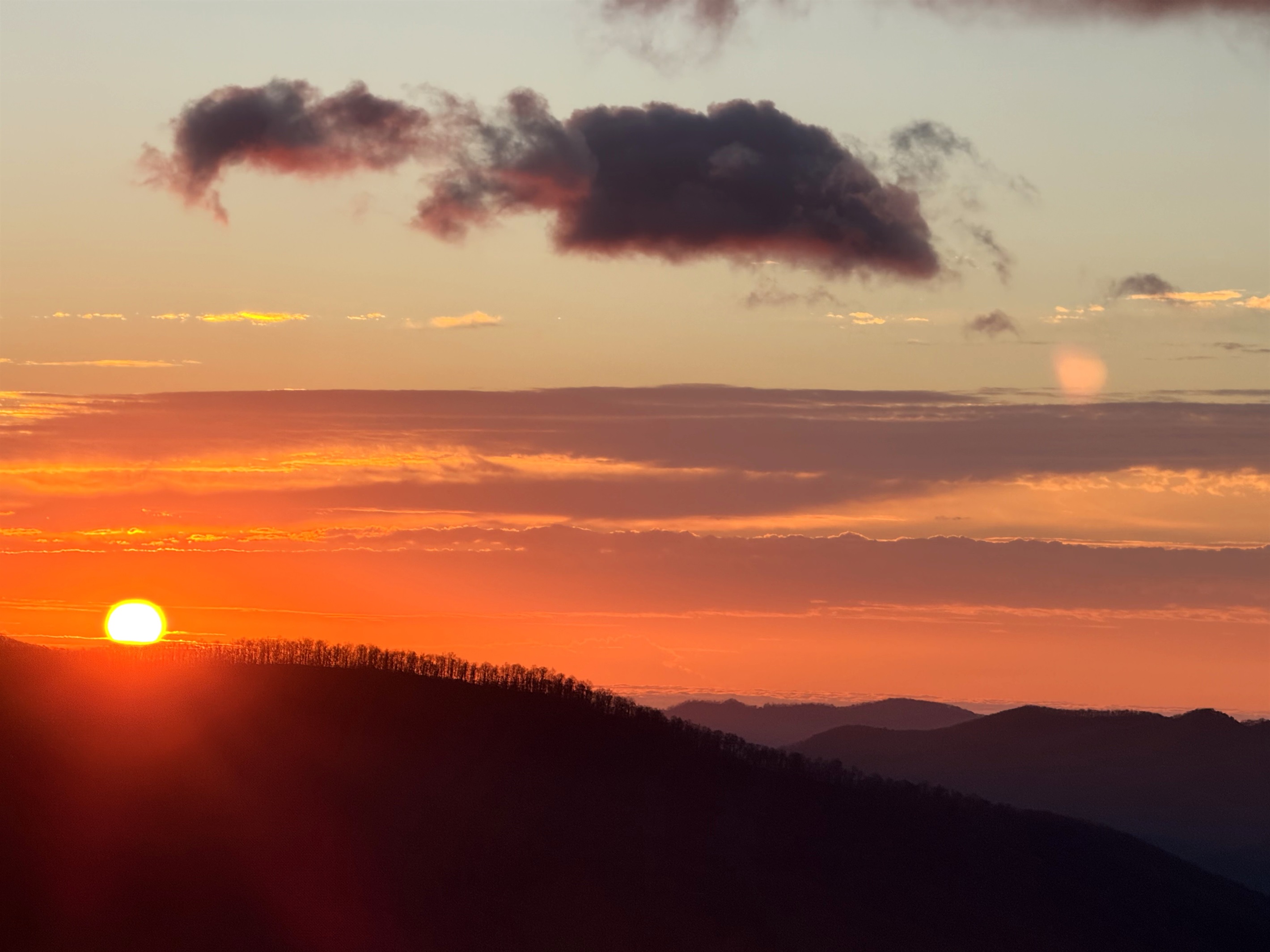 View of Sunrise from West Campus