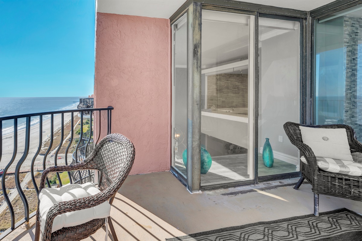 Amazing View from the Balcony!