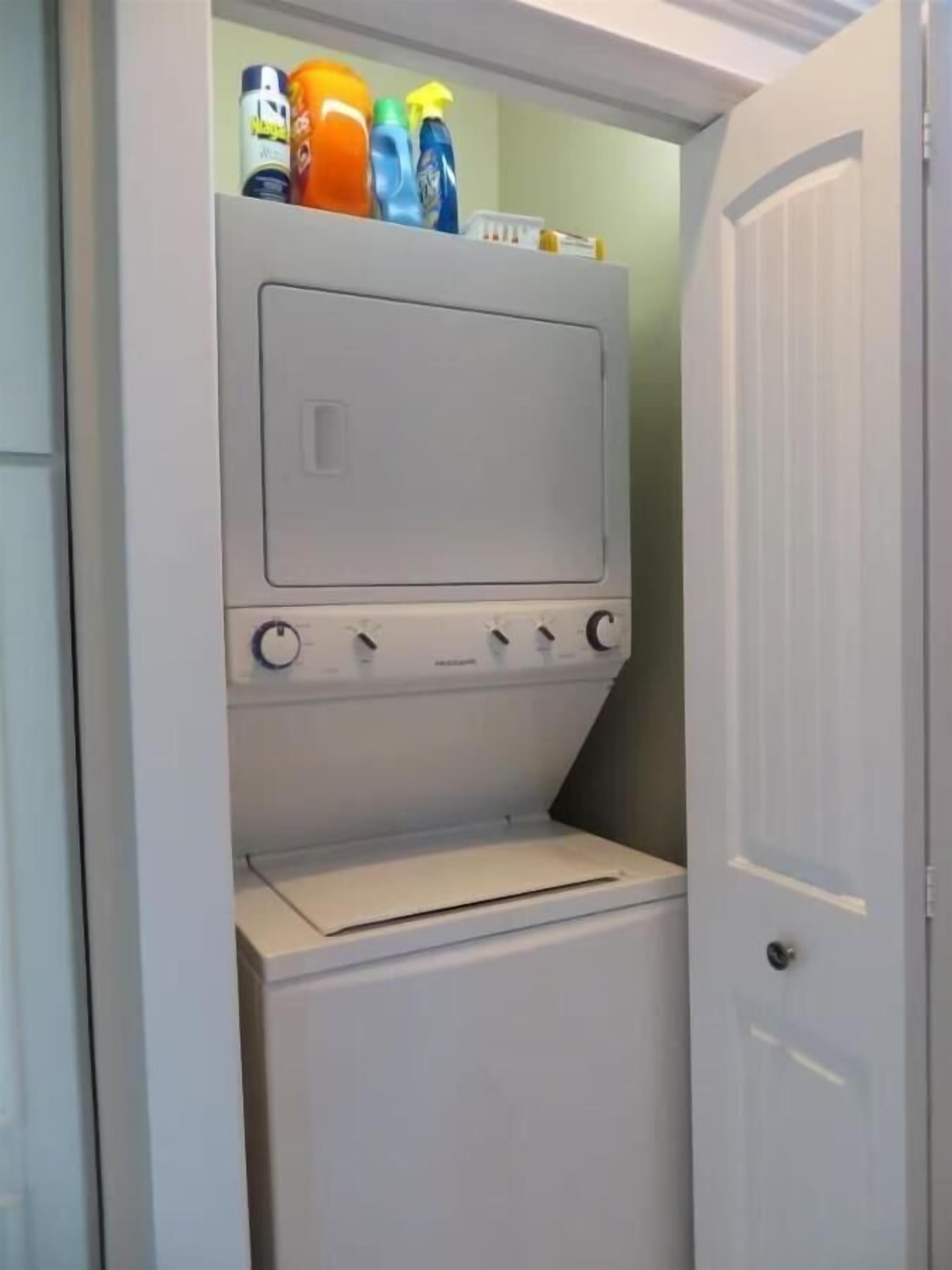 Laundry Center in hall closet main floor