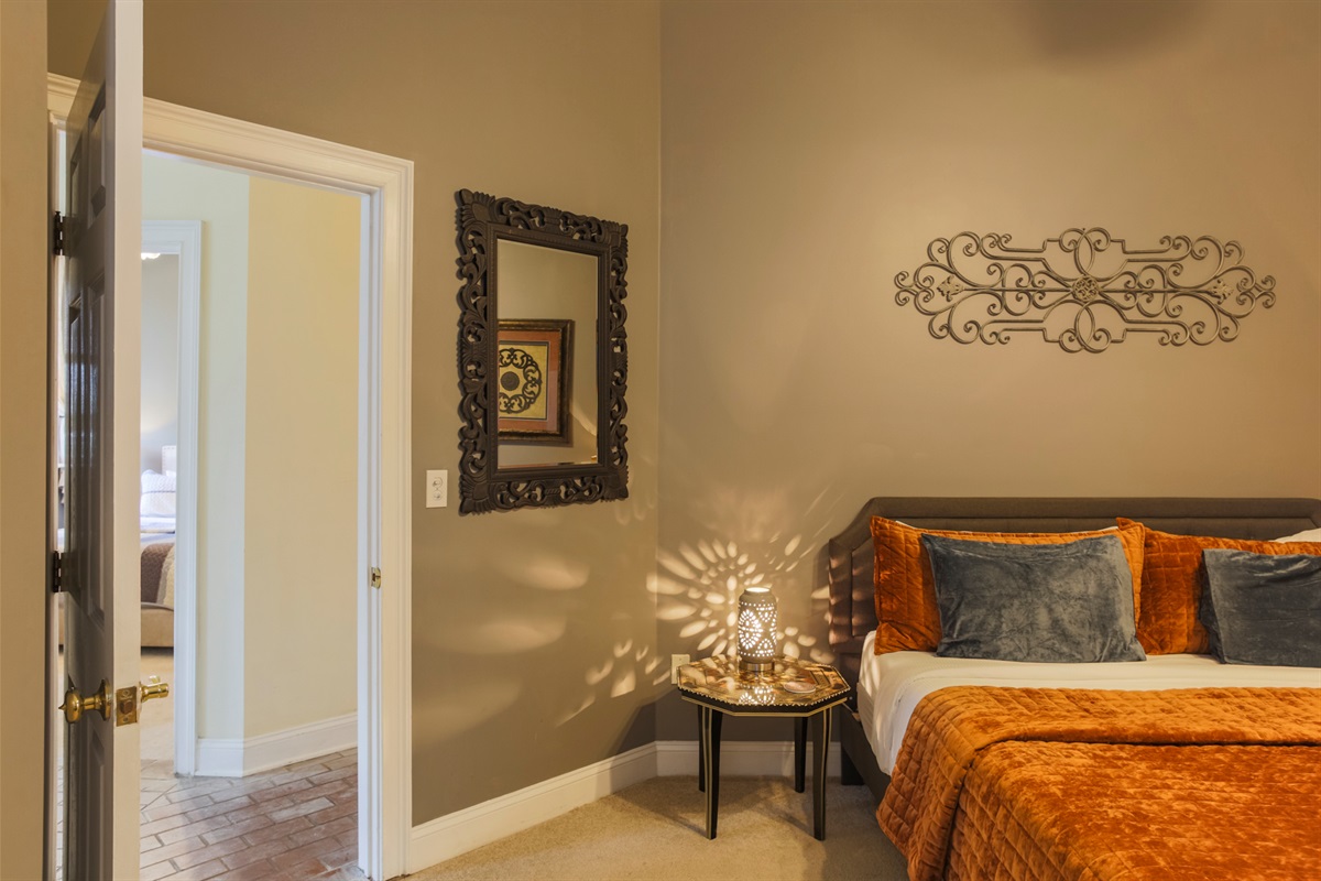 Soft lighting and thoughtful details create a cozy, inviting atmosphere.