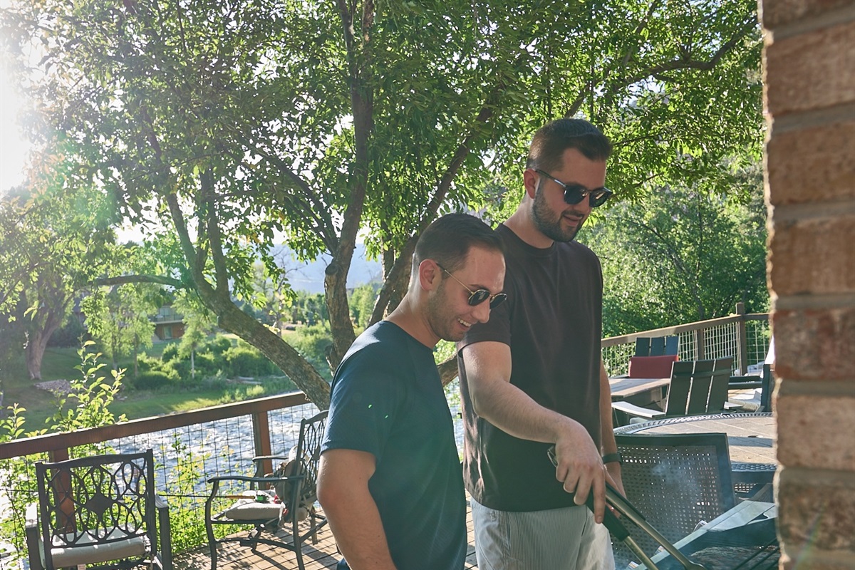 Summer chill and hot grill