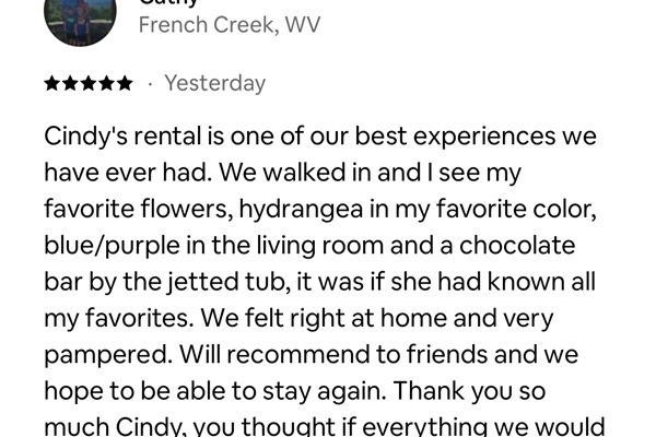Cathy's Review