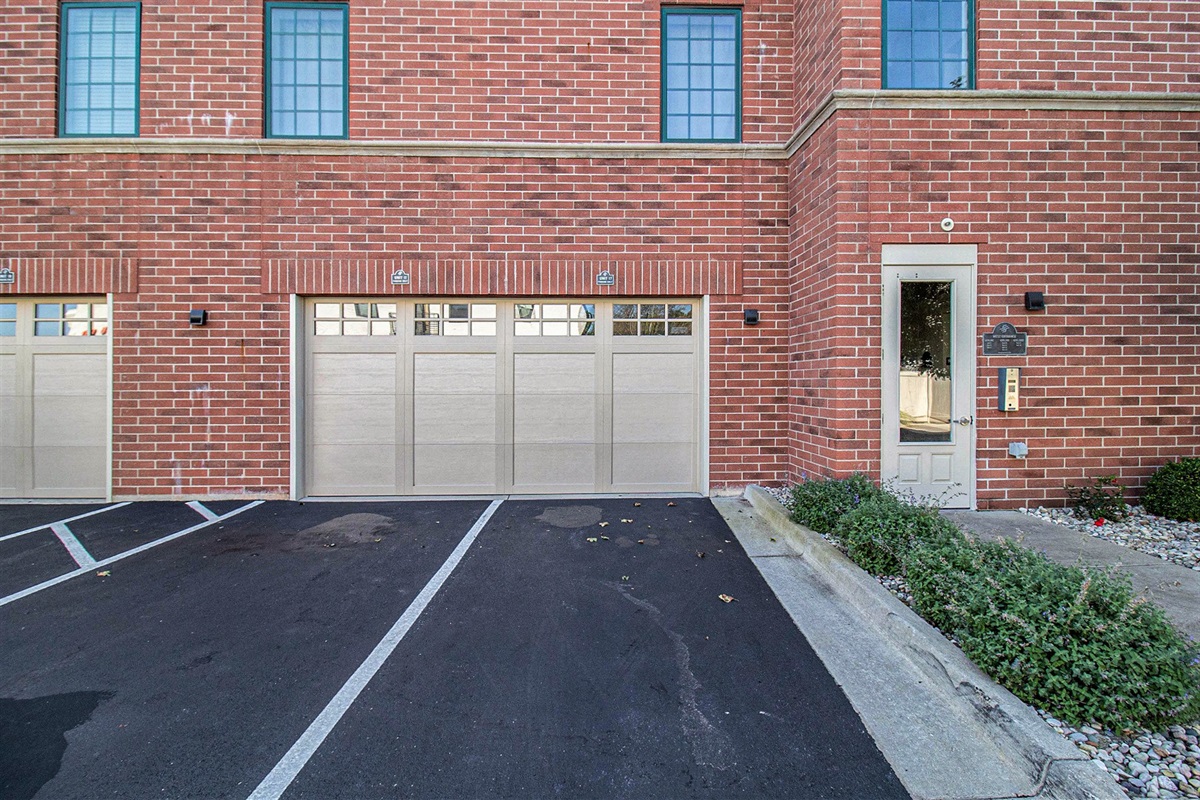 One parking space near the entrance