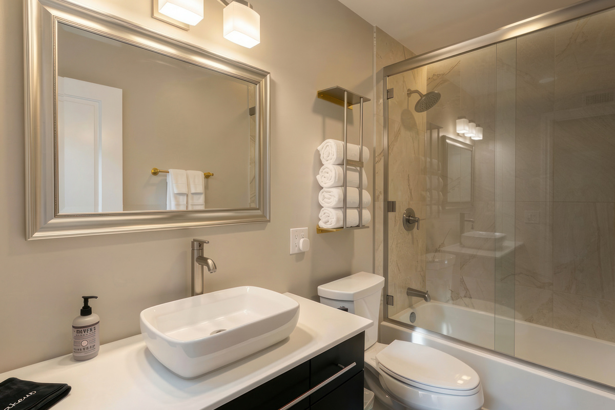 Master ensuite bathroom