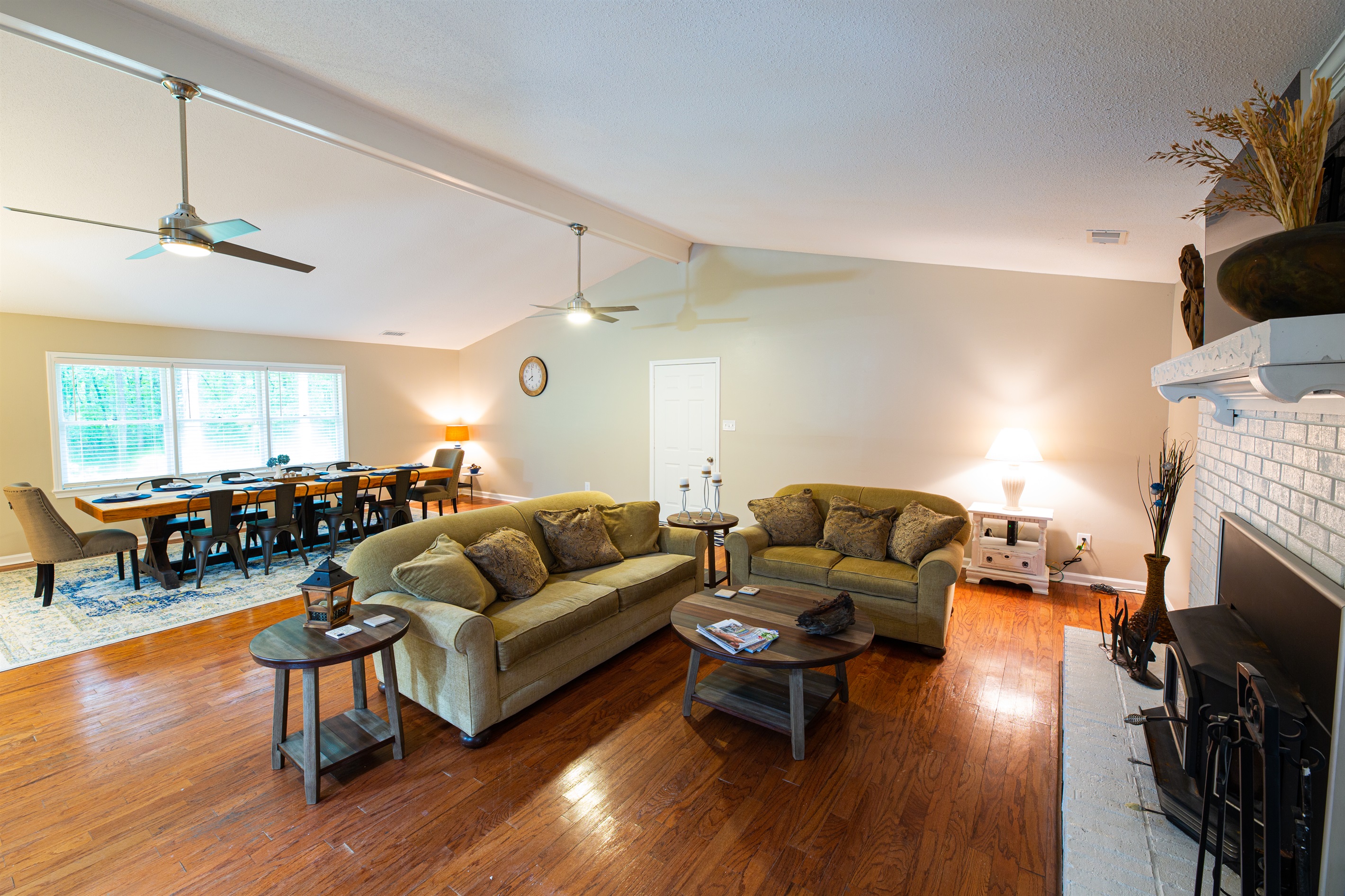 Living Room & Dining Area